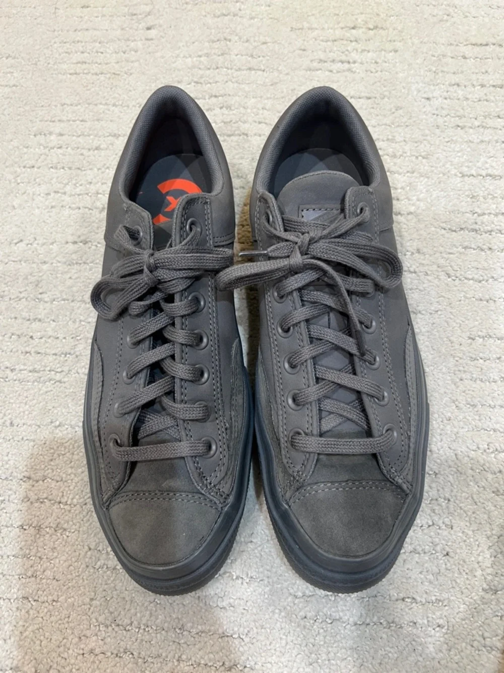 Converse Men's Dark Gray Low-Top Sneakers - Picture 2 of 5